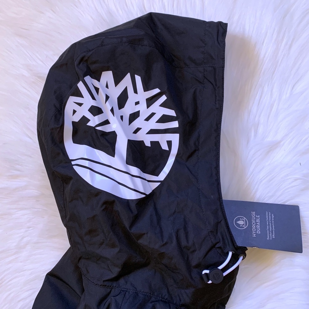 Timberland Black Water Resistant Hooded Jacket - Picture 4 of 6